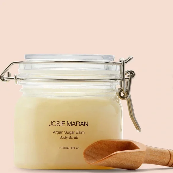 Josie maran argan oil sugar scrub jar hydrating exfoliating new gift nwt Sephora - Picture 2 of 2